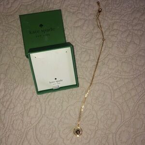 Kate Spade Gold Pendant Necklace